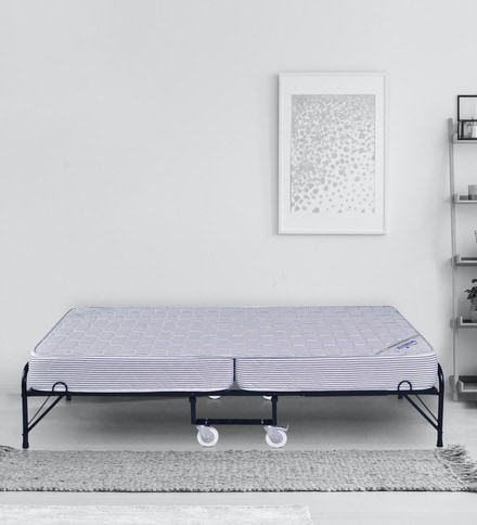 fold away cot with mattress