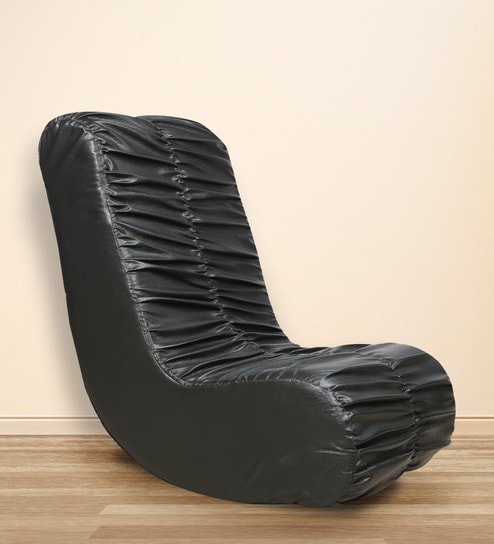 Buy Daisy Rocking Chair In Black Colour By Parin Online