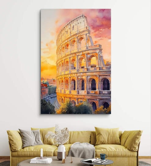 Rome, Italy 20inx16in Gallery Wrap Canvas Painting