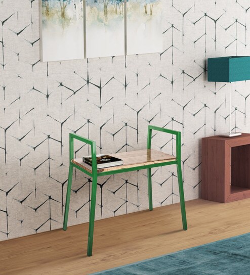 Buy Roost Bench In Spinach Soul Colour By Opaque Online