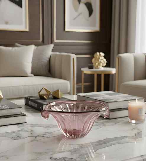 Ros Ripple Bowl Glass Vase