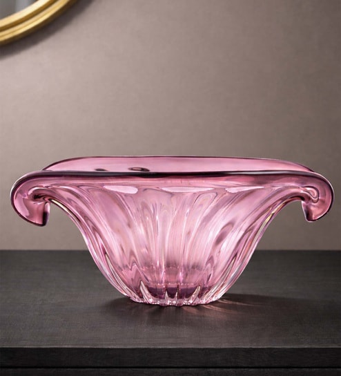 Ros Ripple Bowl Glass Vase
