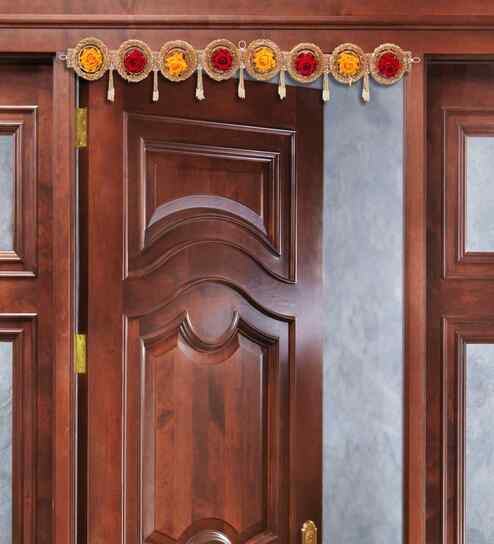 Rose Flowers Toran for Home Main Door Entrance Mandir