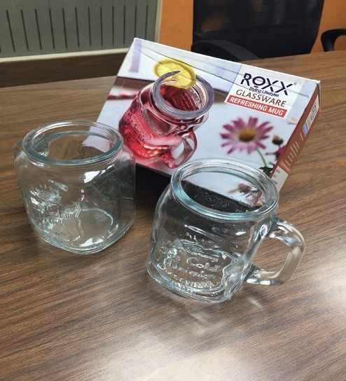 ROXX Refreshing Mugs, 450 ML, Set of 2