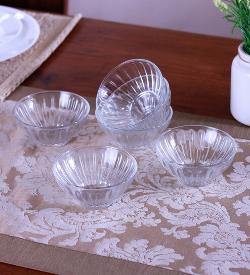 Buy Roxx Solaris Glass Dip Bowls Set Of 6 Online Serving Bowls