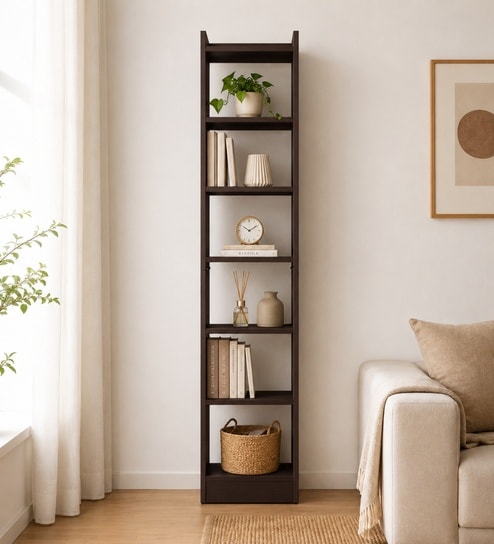 Royal Haven Grand Edition Book Shelf In Flowery Wenge Finish