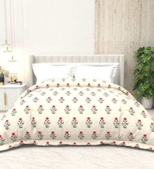 Royal Ruby Buta Cold-Weather Comforter Double Bed Size 225cmx250cm