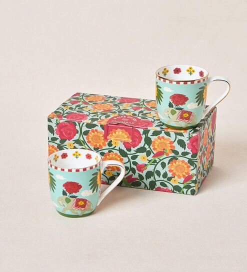 Royal Tusker Mugs Gift Set - Set of 2, 330 ml