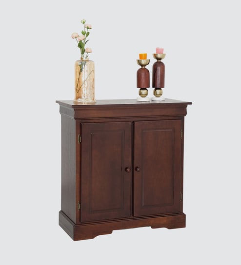 Texas American Shoe Rack 2 Door In Brown Color