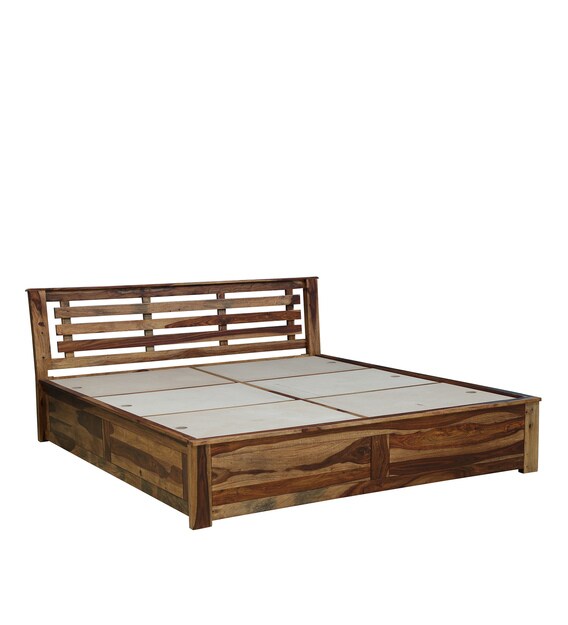 Buy Rosamond Solid Wood King Size Bed with Storage in ...