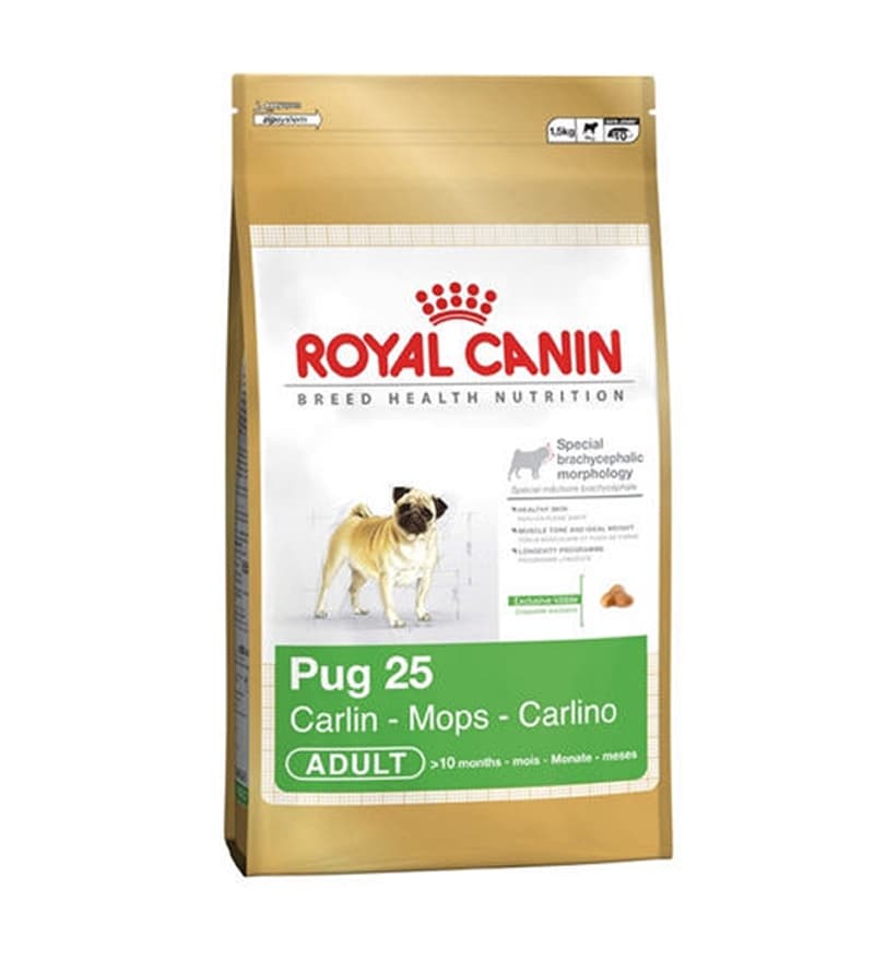 royal canin health nutrition dog food for pugs