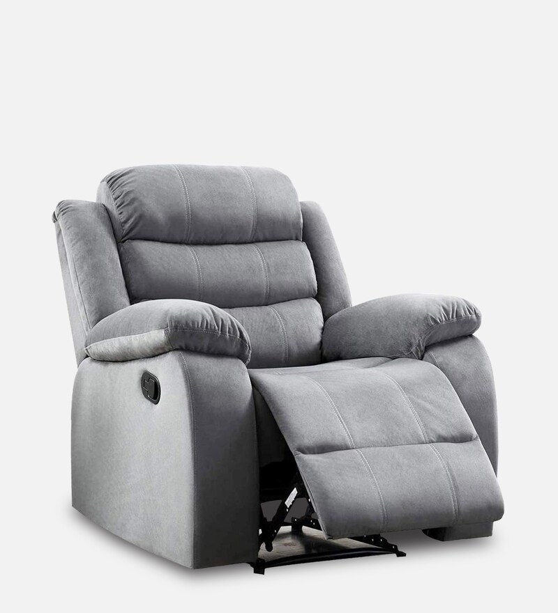 light grey recliner