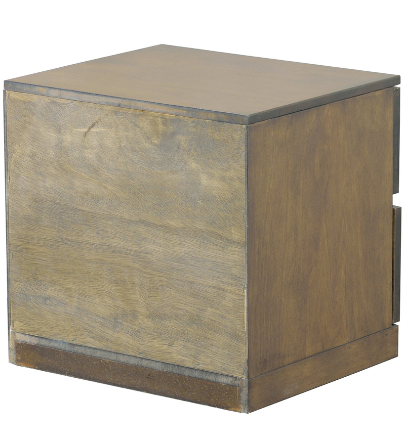 Buy Adriano Bed Side Table in Belgian Oak Finish by 