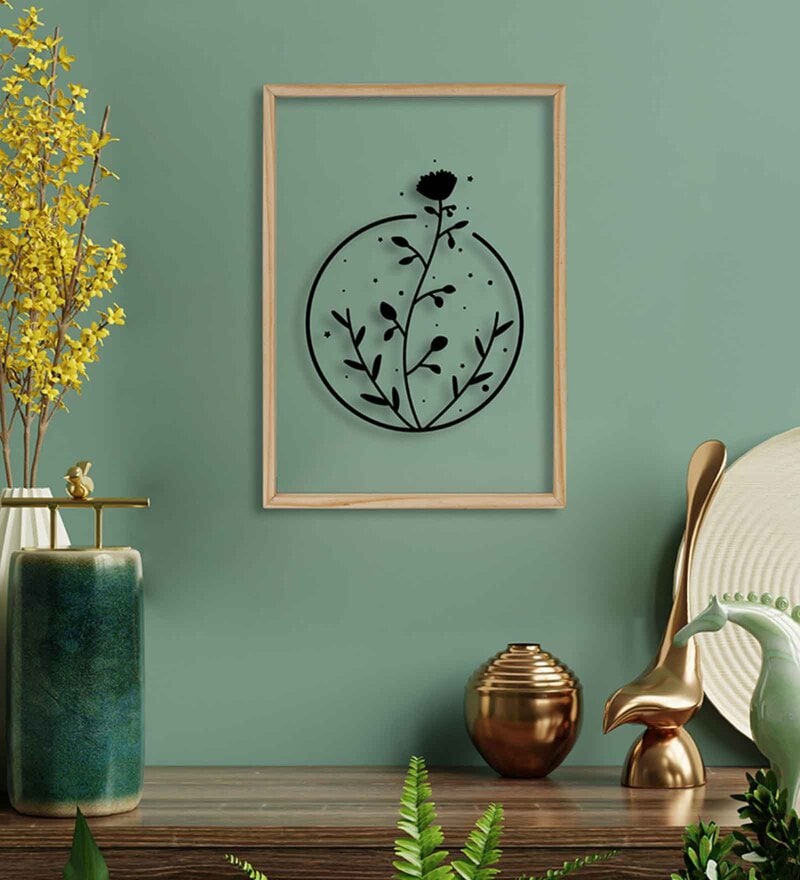 framed rose wall art