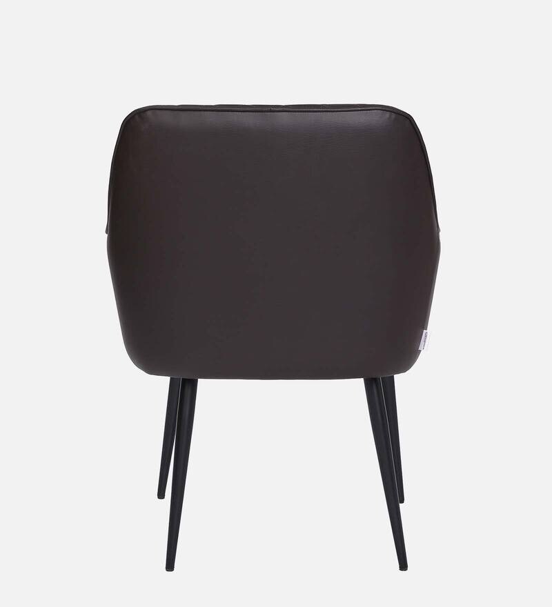 Buy Esma Leatherette Arm Chair In Brown Colour By Woodsworth Online