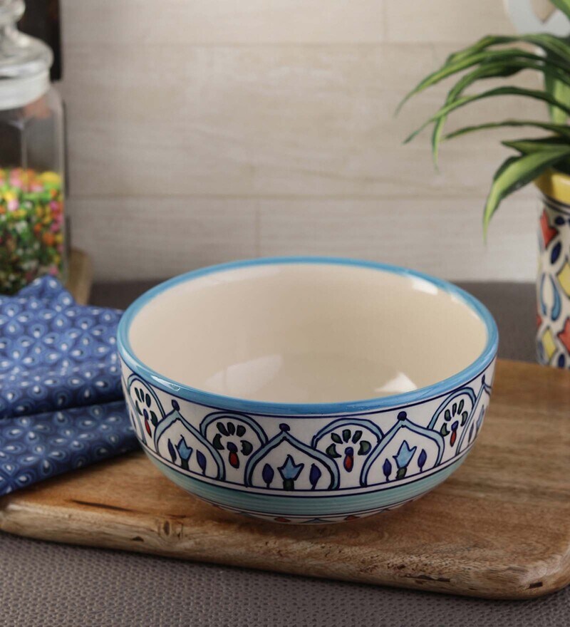 Buy Royal Crown 1000ml Ceramic Serving Bowl by Vareesha Online ...