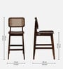 Roading Sheesham Wood Bar Chair In Scratch Resistant Provincial Teak Finish
