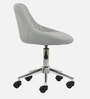 Roanza Leatherette Guest Chair In Grey Colour