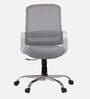 Mokuzai Mid Back Ergonomic Chair in White Colour