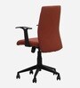 Robo Mid Back Office Chair with Mesh Back & Fixed Arms in Maroon Colour