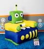 Robot Kids Bean Bag With Beans In Multi Colour
