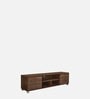 Robust TV Console for TVs in Walnut Finish for TVs up to 65"