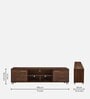 Robust TV Console for TVs in Walnut Finish for TVs up to 65"