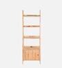 Rocio Solid Wood Book Shelf In Natural Finish