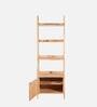 Rocio Solid Wood Book Shelf In Natural Finish