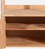 Rocio Solid Wood Book Shelf In Natural Finish