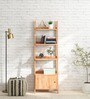 Rocio Solid Wood Book Shelf In Natural Finish