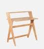 Rocio Solid Wood Writing Table In Natural Finish