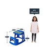 Rocko Kids Junior Study Table in Blue Colour