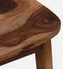 Roding Sheesham Wood Bar Chair In Scratch Resistant Rustic Teak Finish