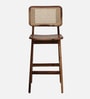 Roding Sheesham Wood Bar Chair In Scratch Resistant Rustic Teak Finish