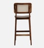 Roding Sheesham Wood Bar Chair In Scratch Resistant Rustic Teak Finish