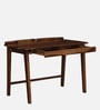 Roding Sheesham Wood Study Table In Rustic Teak Finish