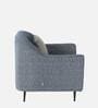 Rodrigo Fabric 1 Seater Sofa In Blue Colour