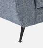 Rodrigo Fabric 1 Seater Sofa In Blue Colour