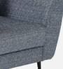 Rodrigo Fabric 1 Seater Sofa In Blue Colour