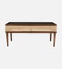 Rogaland Mango Wood Coffee Table In Tubbaq Finish With Clear Glass Top