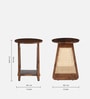 Rogaland Mango Wood End Table In Tubbaq Finish