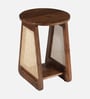 Rogaland Mango Wood End Table In Tubbaq Finish