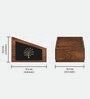 Roland Engineered Wood Multicompartment Remote Holder