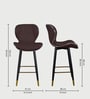 Rolex High Counter Bar Stool in Brown Colour