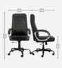 Rolex Leatherette HB Executive Chair In Black Colour