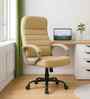 Rolex Leatherette HB Executive Chair In Cream Colour