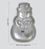 Snowman Aluminium Cake Mould Pan