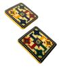 Roll back the Good Times Multicolour (4 x 4 Inches) Marble (Set of 2) Coasters