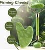 Roller Massager with Gua Sha Jade Stone Set